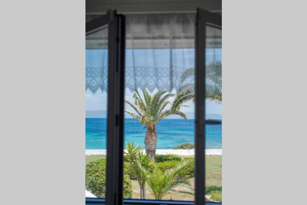 Palmaya Villa, Unique Seafront Experience Vagia  المظهر الخارجي الصورة