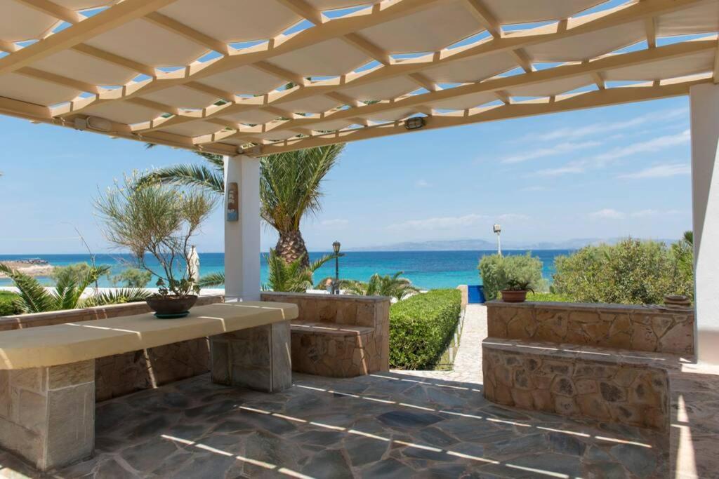 Palmaya Villa, Unique Seafront Experience Vagia  المظهر الخارجي الصورة
