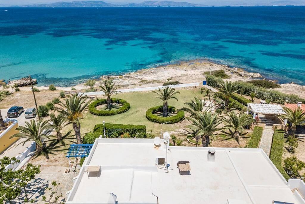 Palmaya Villa, Unique Seafront Experience Vagia  المظهر الخارجي الصورة