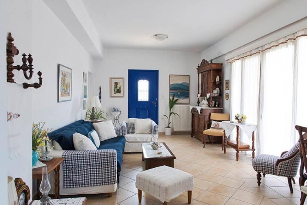 Palmaya Villa, Unique Seafront Experience Vagia  المظهر الخارجي الصورة
